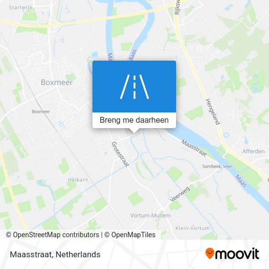 Maasstraat kaart