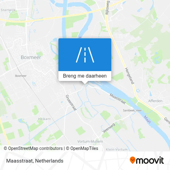 Maasstraat kaart