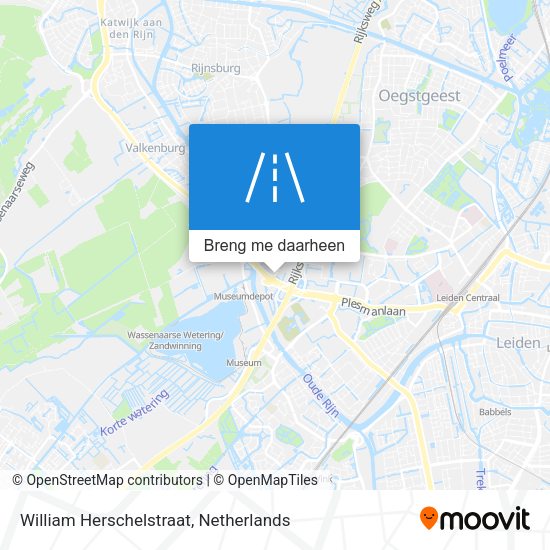 William Herschelstraat kaart