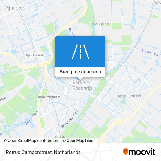 Petrus Camperstraat kaart