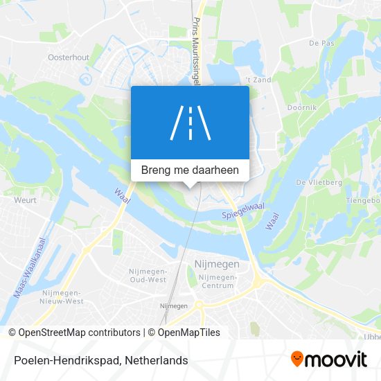 Poelen-Hendrikspad kaart