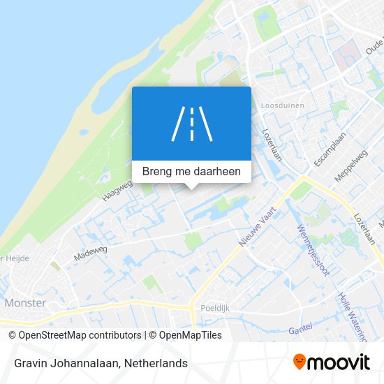 Gravin Johannalaan kaart