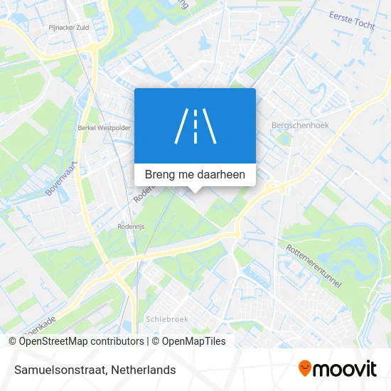 Samuelsonstraat kaart