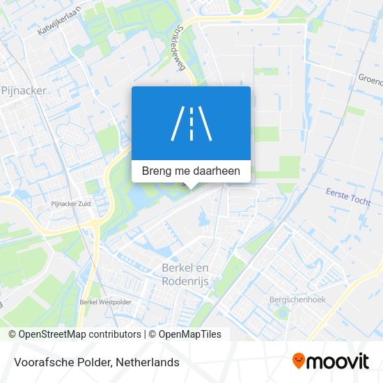 Voorafsche Polder kaart