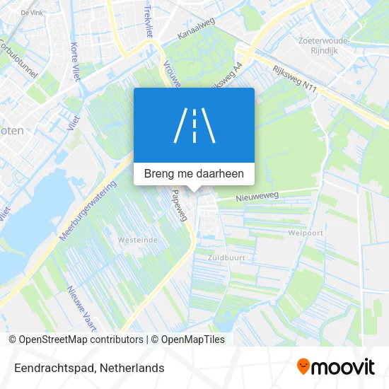 Eendrachtspad kaart