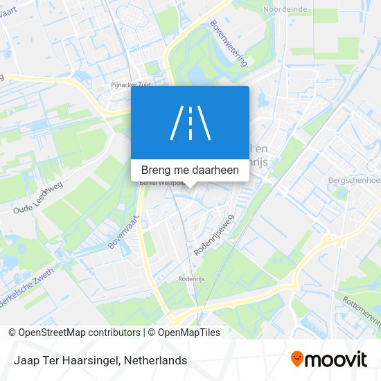 Jaap Ter Haarsingel kaart