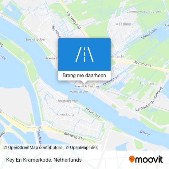 Key En Kramerkade kaart