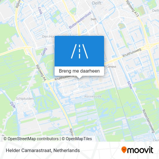 Helder Camarastraat kaart