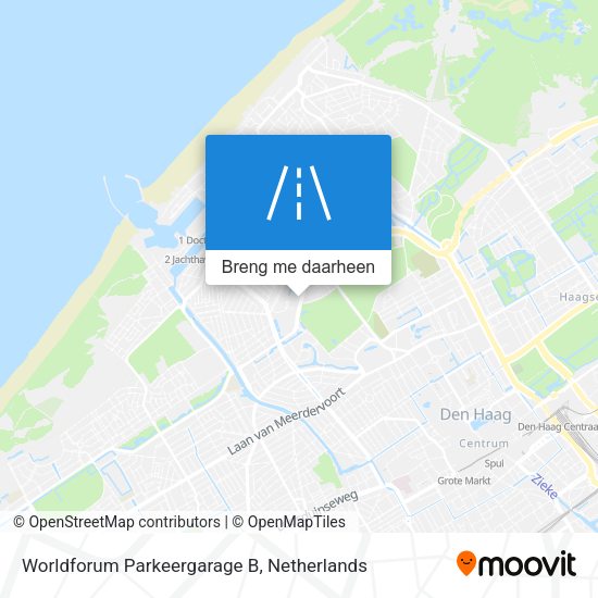 Worldforum Parkeergarage B kaart