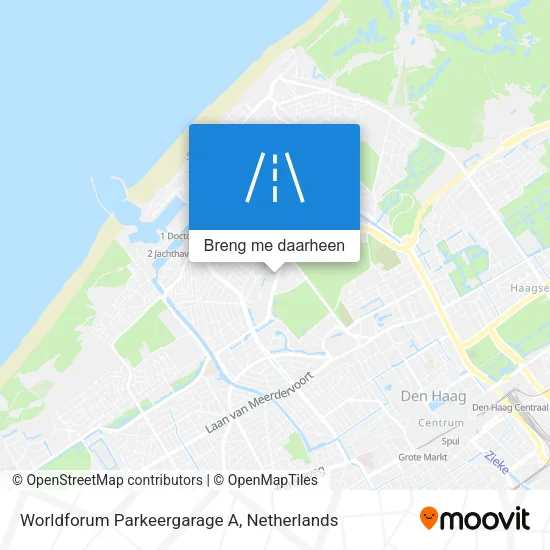 Worldforum Parkeergarage A kaart