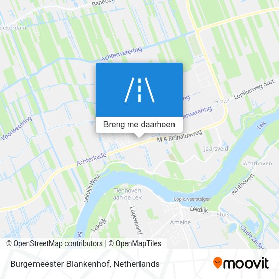 Burgemeester Blankenhof kaart