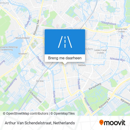 Arthur Van Schendelstraat kaart