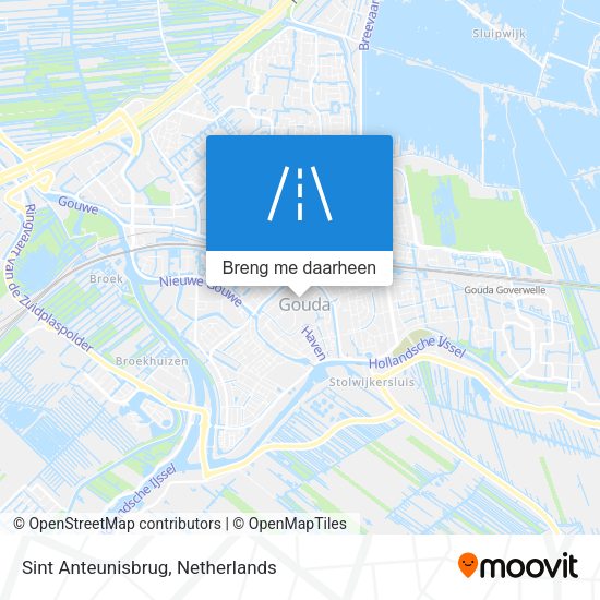 Sint Anteunisbrug kaart