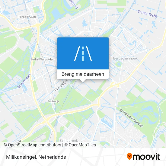 Milikansingel kaart