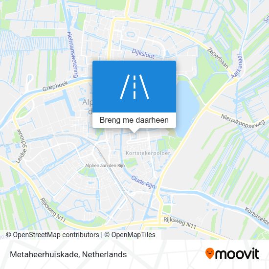 Metaheerhuiskade kaart