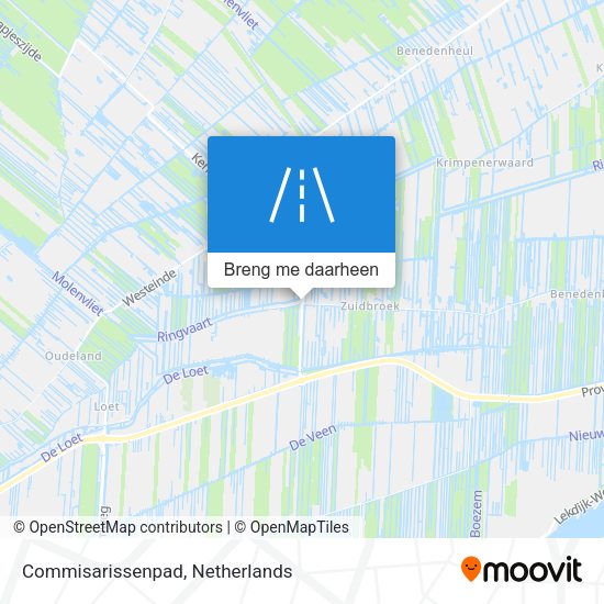 Commisarissenpad kaart