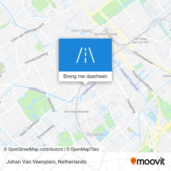 Johan Van Veenplein kaart