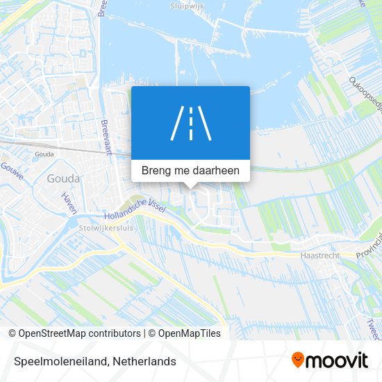 Speelmoleneiland kaart