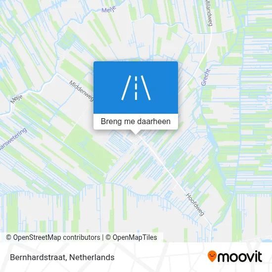 Bernhardstraat kaart