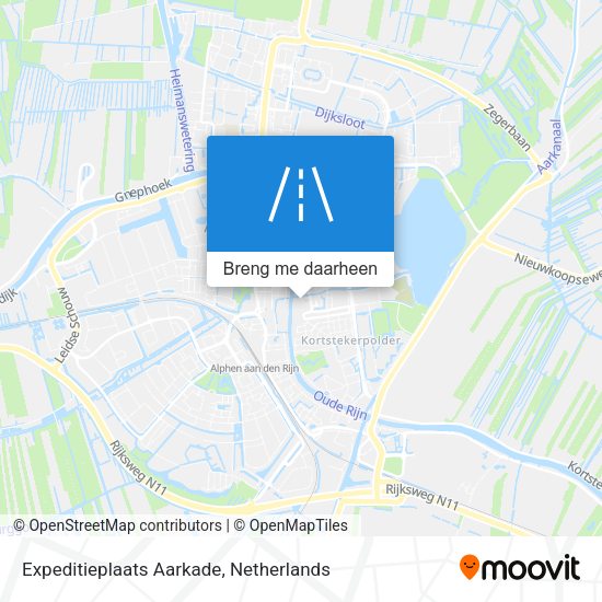 Expeditieplaats Aarkade kaart