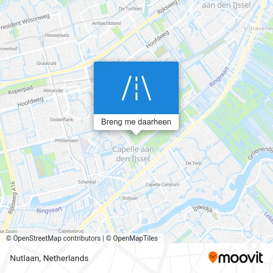 Nutlaan kaart