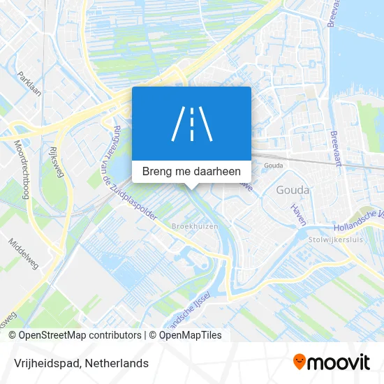 Vrijheidspad kaart