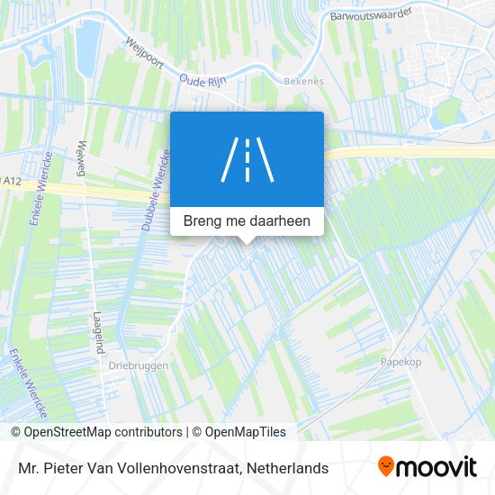 Mr. Pieter Van Vollenhovenstraat kaart