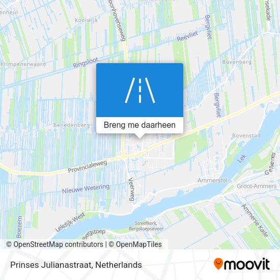 Prinses Julianastraat kaart