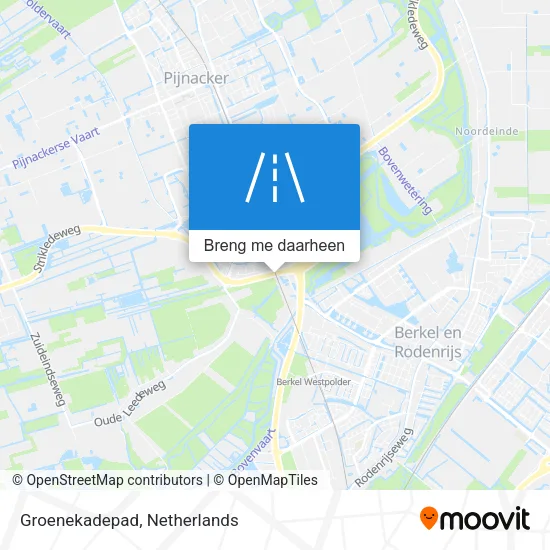 Groenekadepad kaart