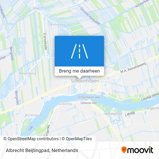 Albrecht Beijlingpad kaart