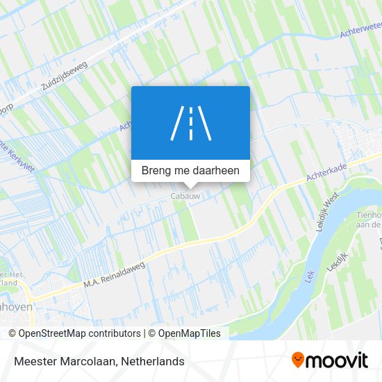 Meester Marcolaan kaart