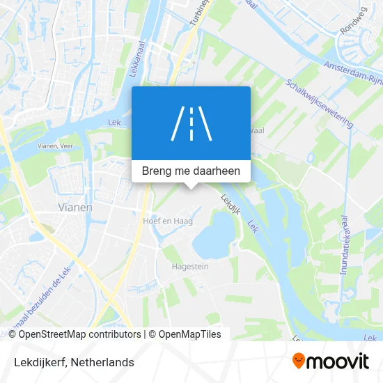Lekdijkerf kaart