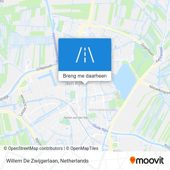 Willem De Zwijgerlaan kaart