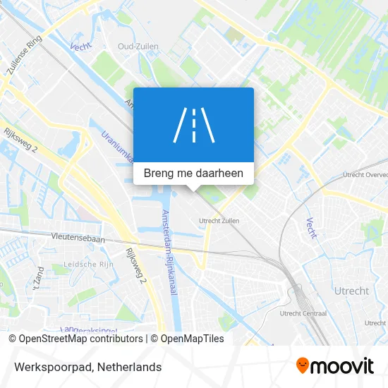 Werkspoorpad kaart