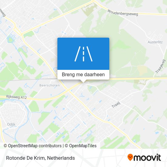 Rotonde De Krim kaart