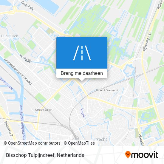 Bisschop Tulpijndreef kaart
