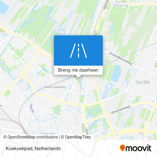 Koekoekpad kaart