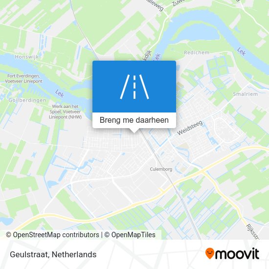 Geulstraat kaart