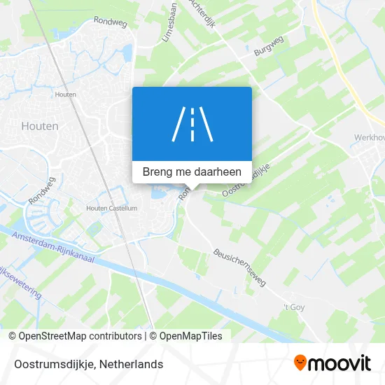 Oostrumsdijkje kaart