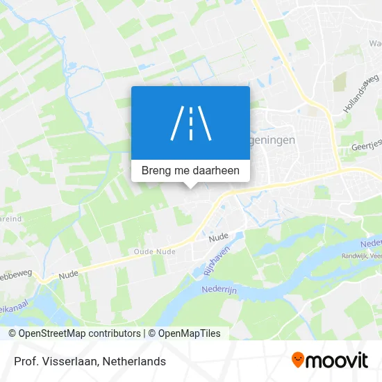 Prof. Visserlaan kaart