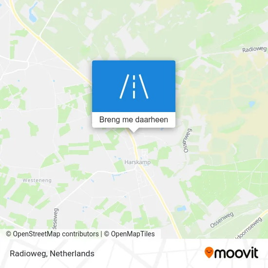 Radioweg kaart
