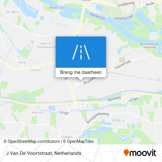 J Van De Voortstraat kaart