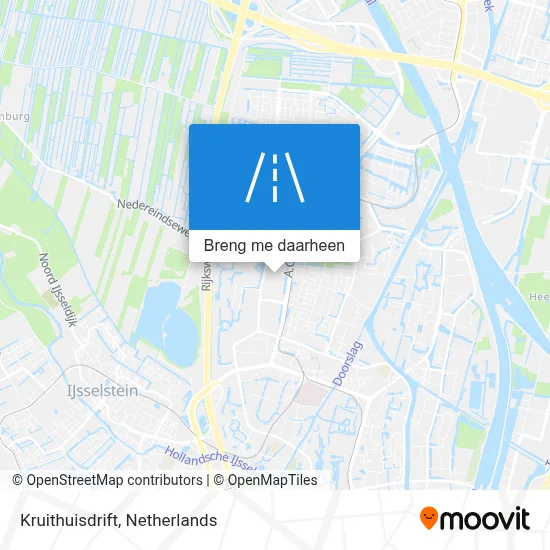 Kruithuisdrift kaart