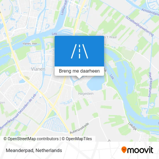Meanderpad kaart