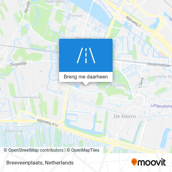 Breeveenplaats kaart
