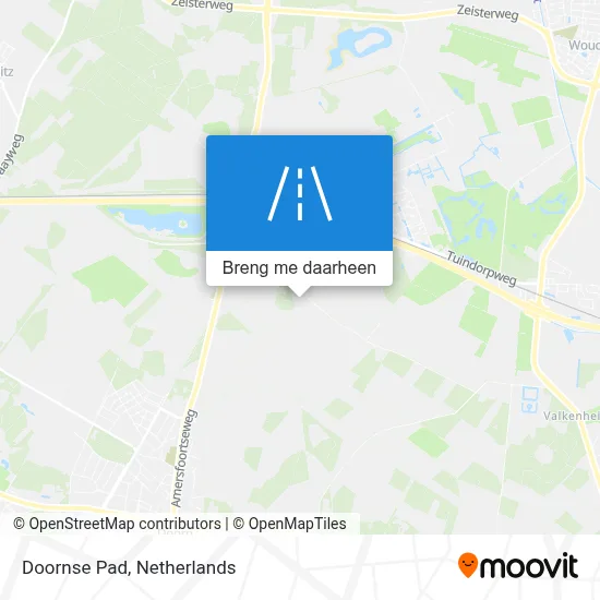 Doornse Pad kaart
