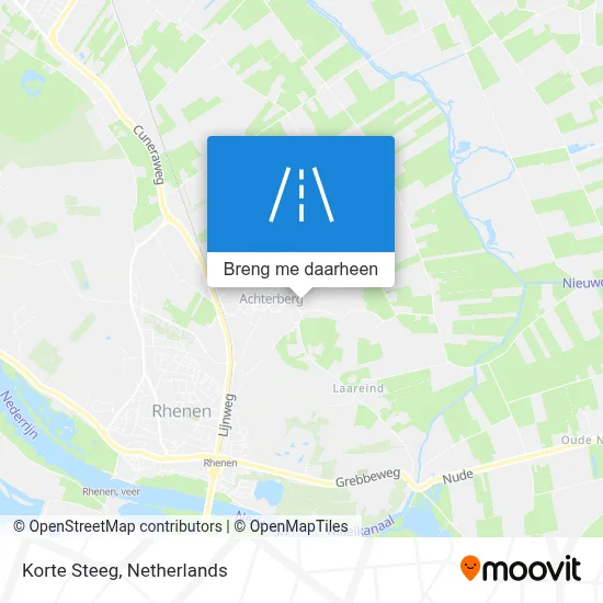 Korte Steeg kaart