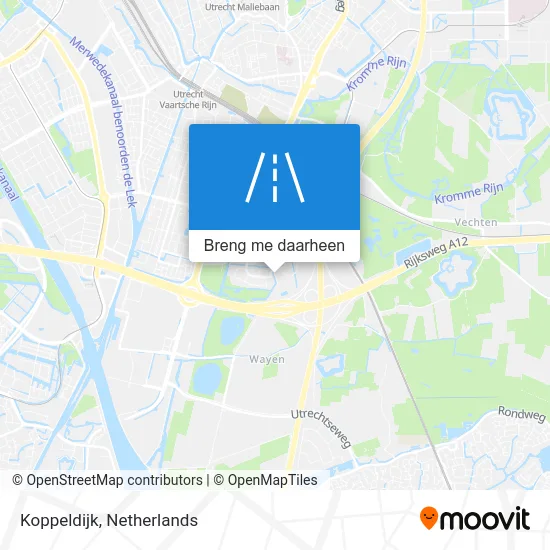 Koppeldijk kaart