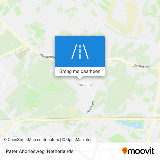 Pater Andriesweg kaart