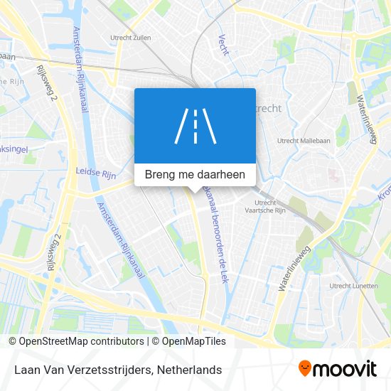 Laan Van Verzetsstrijders kaart